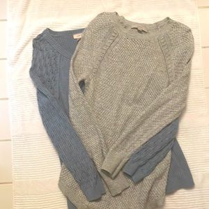 Two Loft Sweaters